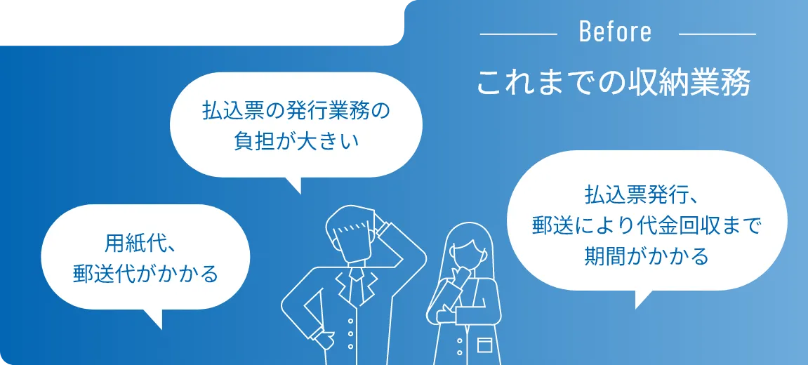 Beforeこれまでの収納業務
